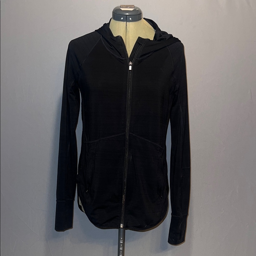 Athleta Charcoal Performance zip up